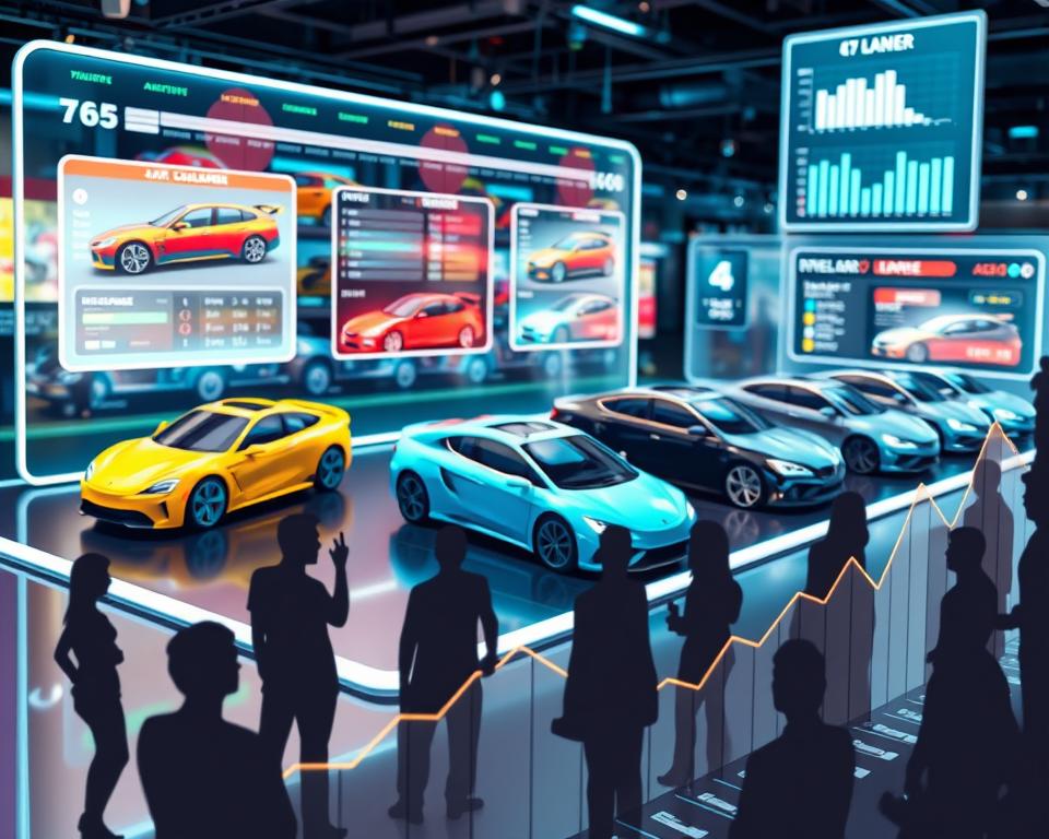 leilões virtuais de automóveis