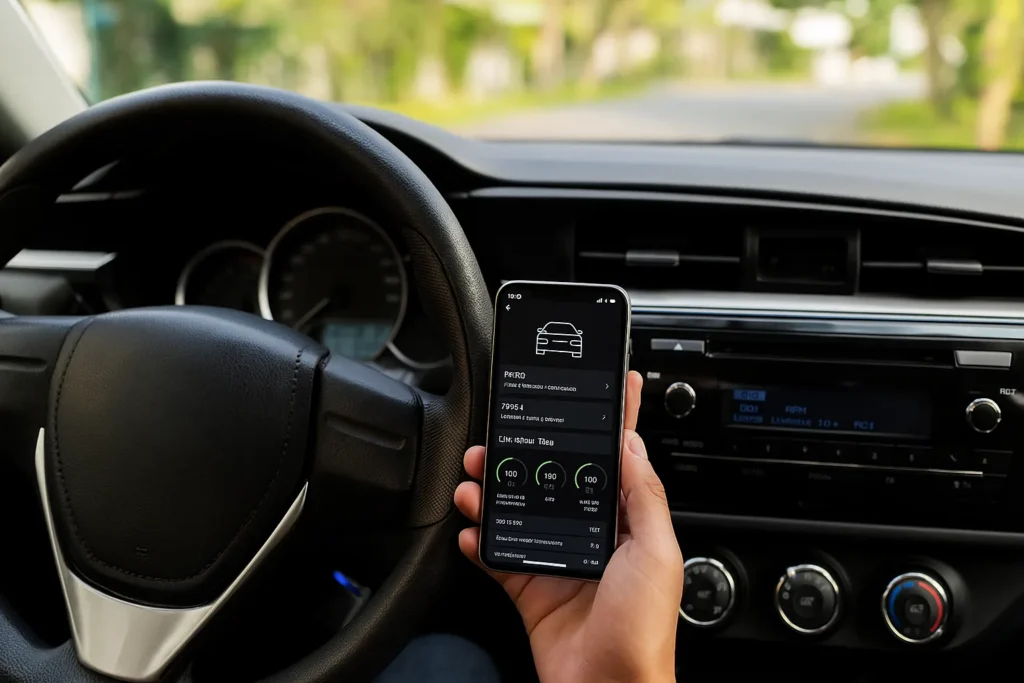 Descubra problemas no carro com apps