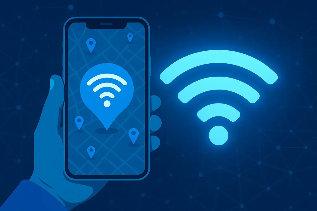 Encontre Wi-Fi grátis onde estiver