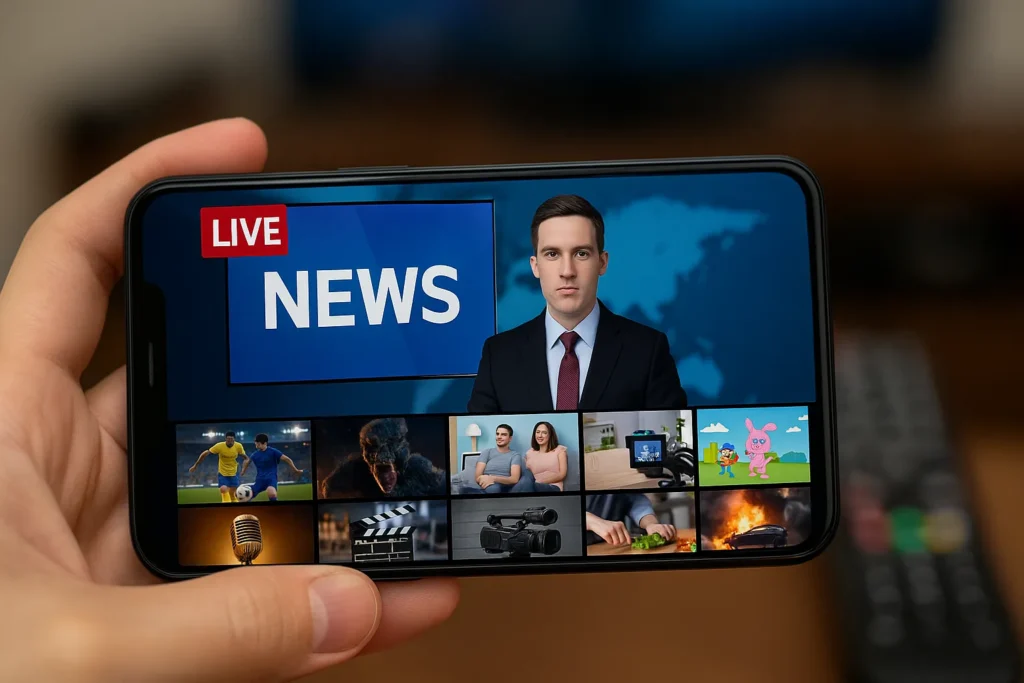 Assista Canais de TV Grátis no Celular