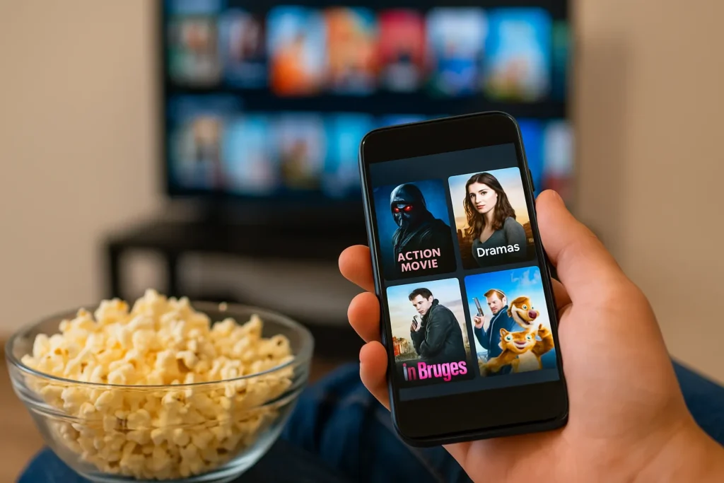 App grátis para assistir filme no celular