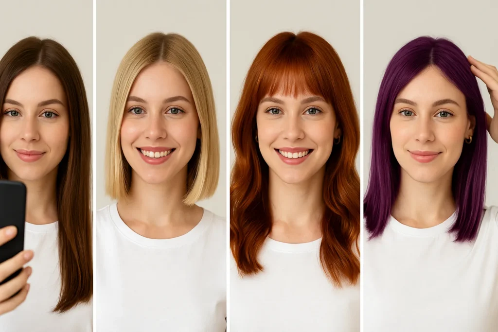 Mude o corte e a cor do cabelo
