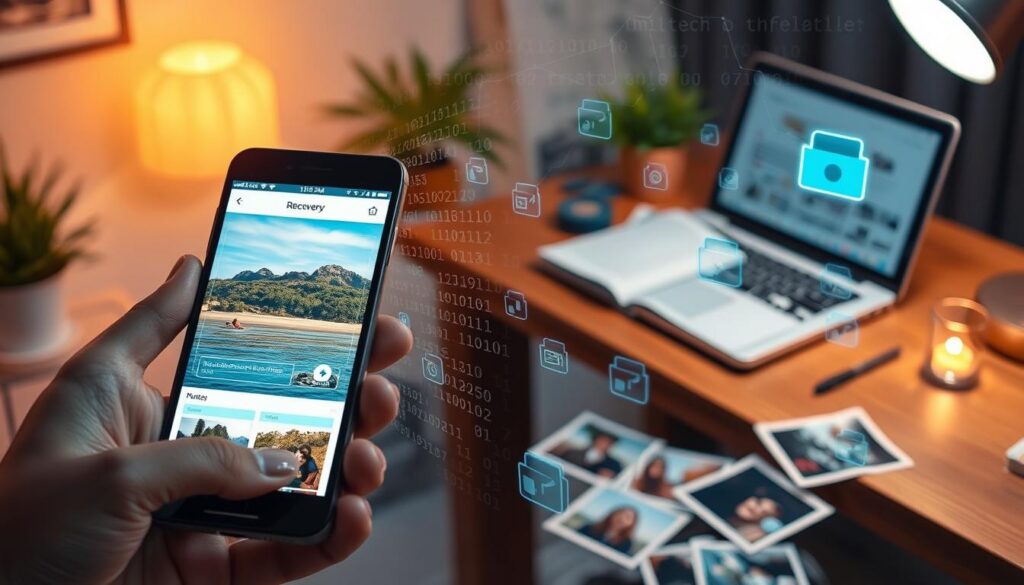 recuperação de fotos