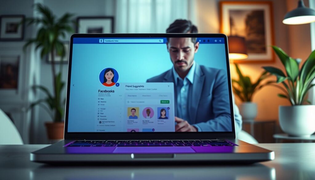 visualizar perfil do Facebook