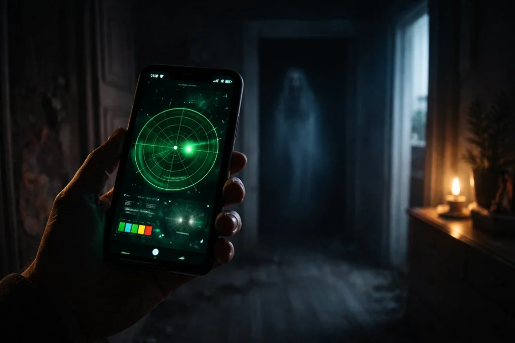 App para caçar fantasma