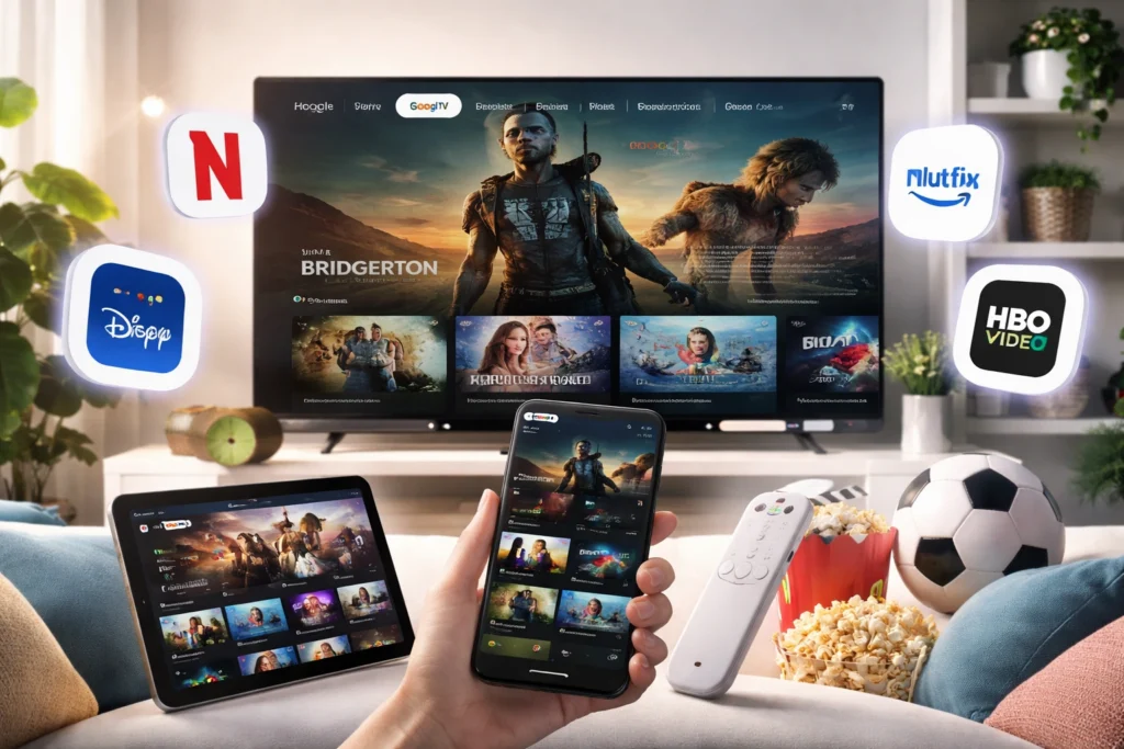 Google TV Mais de 800 Canais