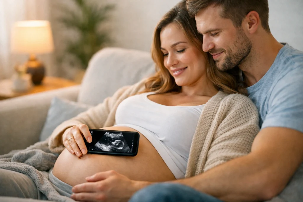 Ultrassom em casa pelo celular