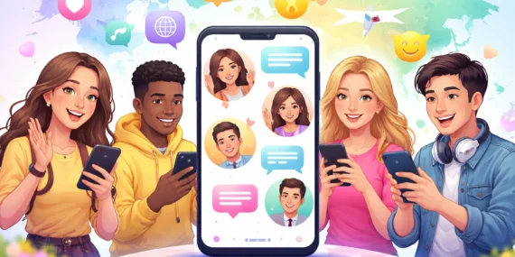 App de Bate-Papo Grátis para Fazer Novas Amizades