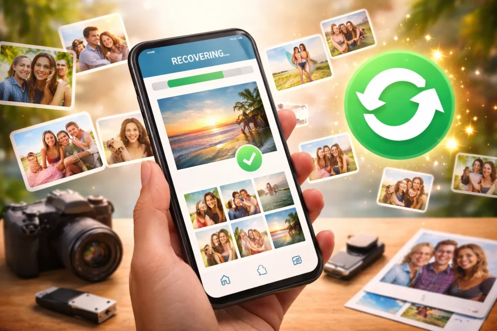 App grátis para recuperar fotos
