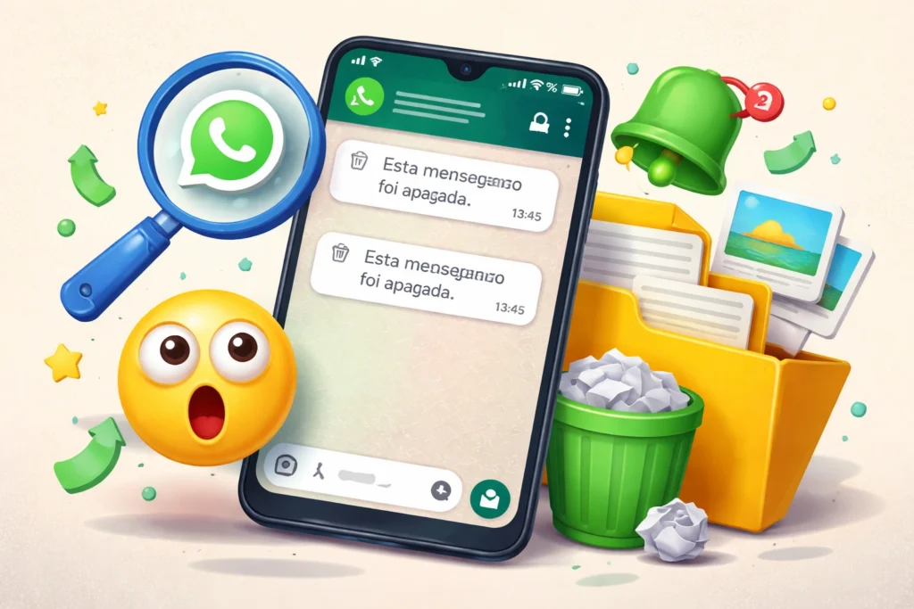 App para ver mensagem apagada