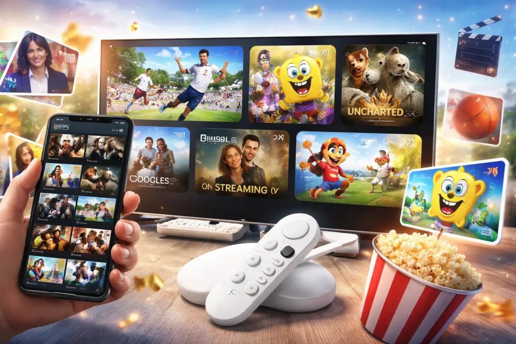 Mais de 800 canais grátis no Google TV