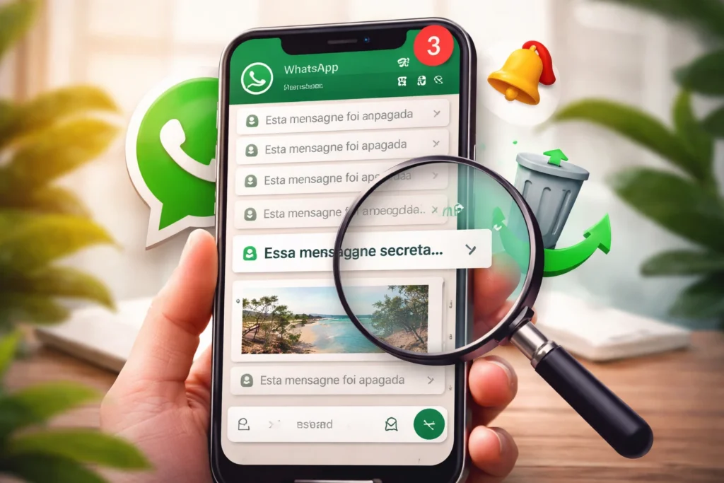 Veja Mensagens Apagadas no WhatsApp