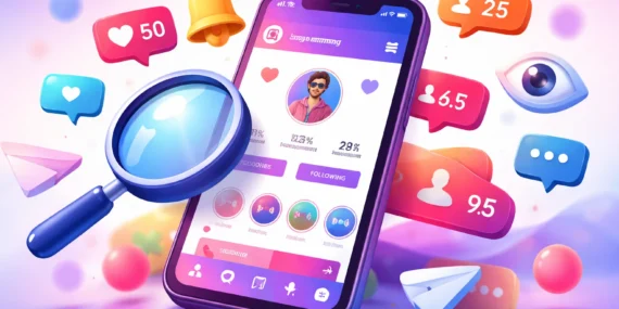 Como saber o que ele faz nas redes sociais?