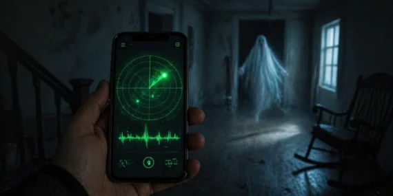 App paranormal no celular para sustos e diversão