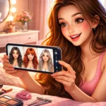 Como simular cabelos diferentes no celular agora