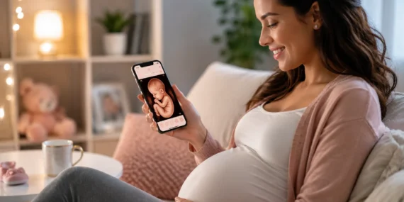 Aplicativo para acompanhar gravidez virou febre 👶