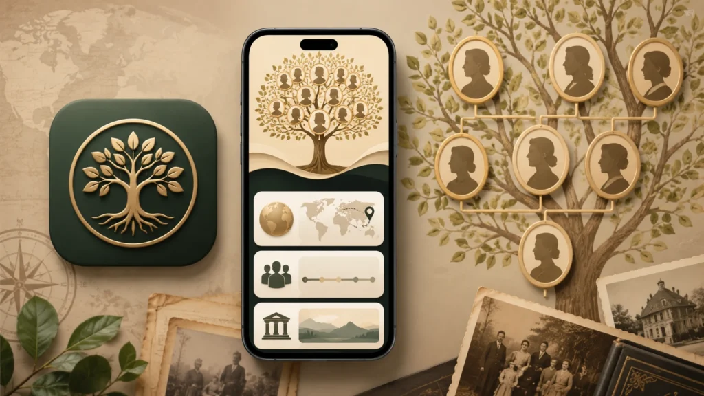 App para ver historias da família no celular