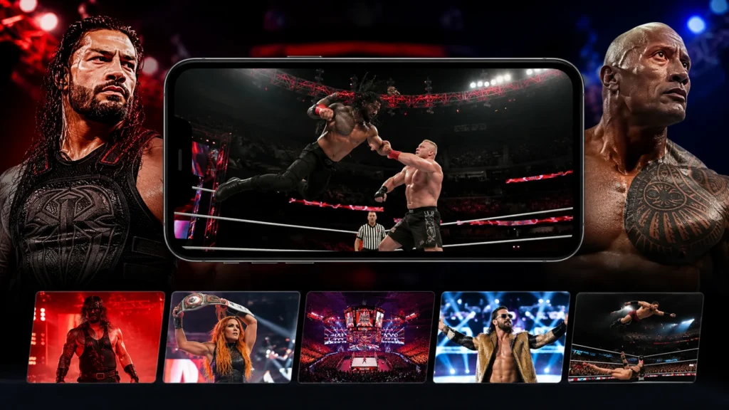 app para assistir WWE grátis