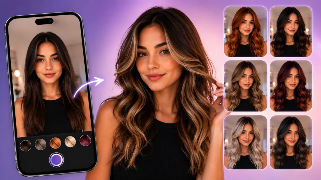 app para mudar cabelo