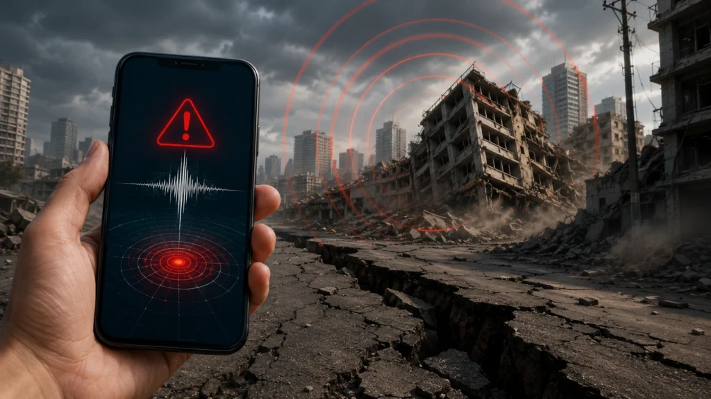 App alerta terremoto tempo real