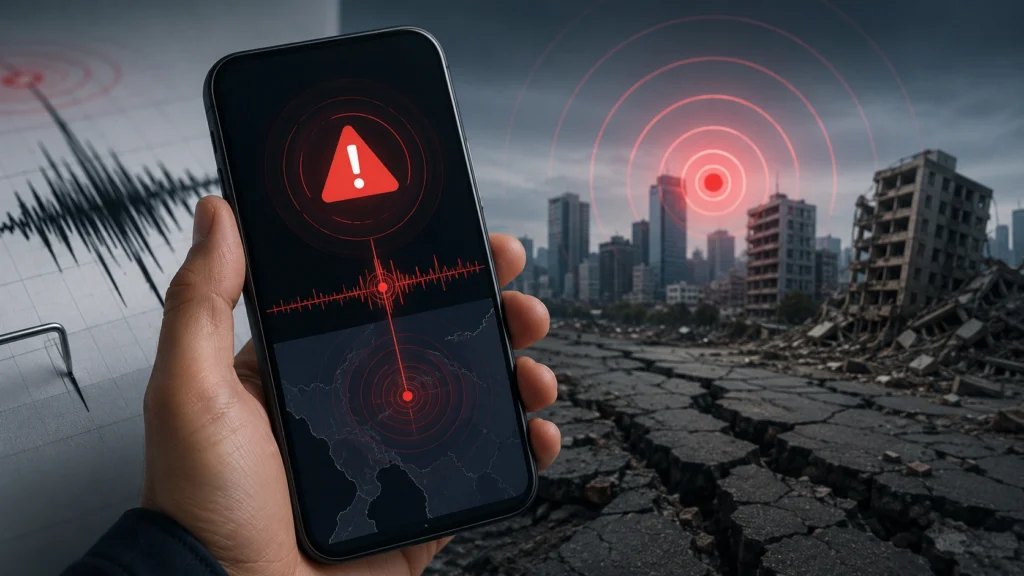 App de aviso de terremoto grátis
