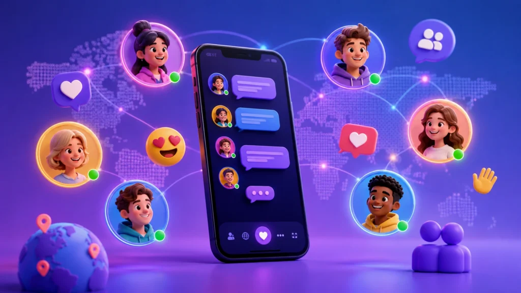 App de bate papo para fazer novas amizades