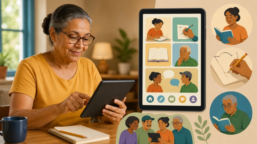 App para alfabetização de adultos