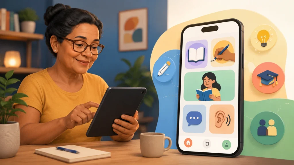 App para alfabetizar adultos