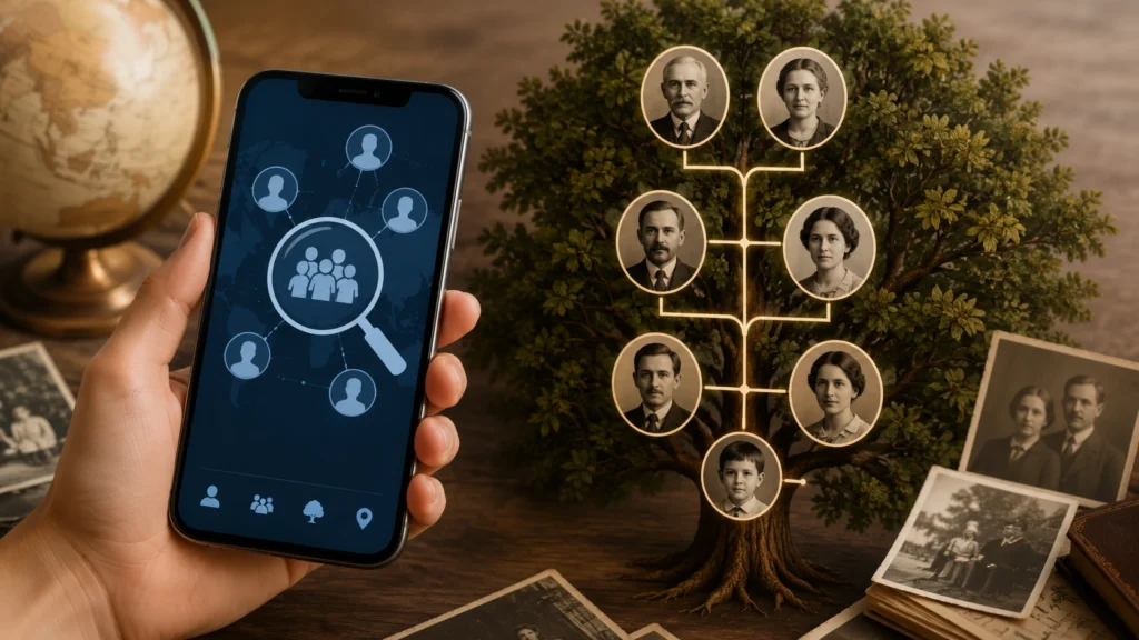 App para encontrar familiares