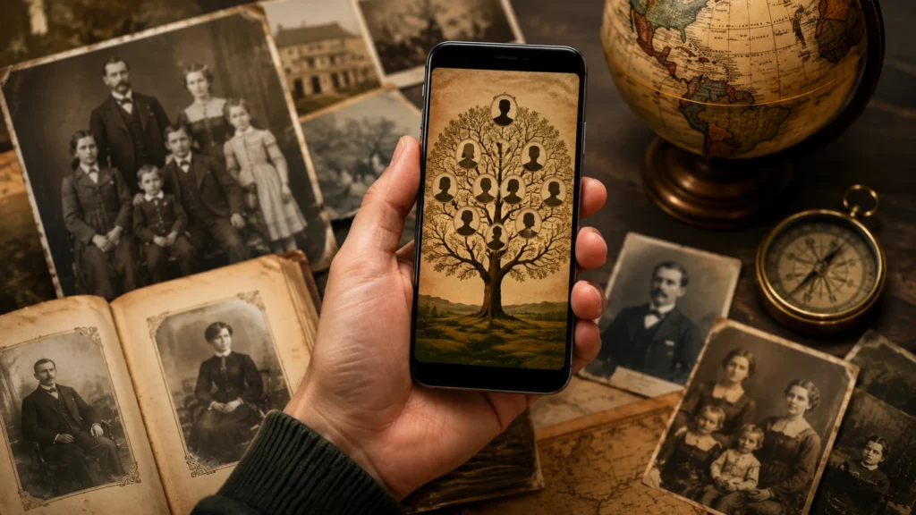 App para explorar historia da família