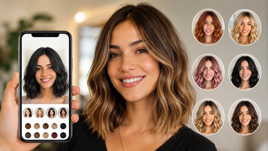 App para mudar cabelo