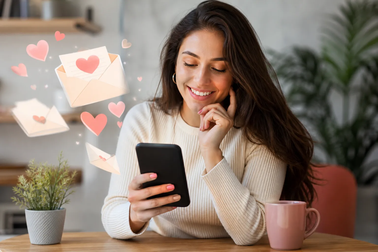 Como receber cartas de amor personalizadas no app