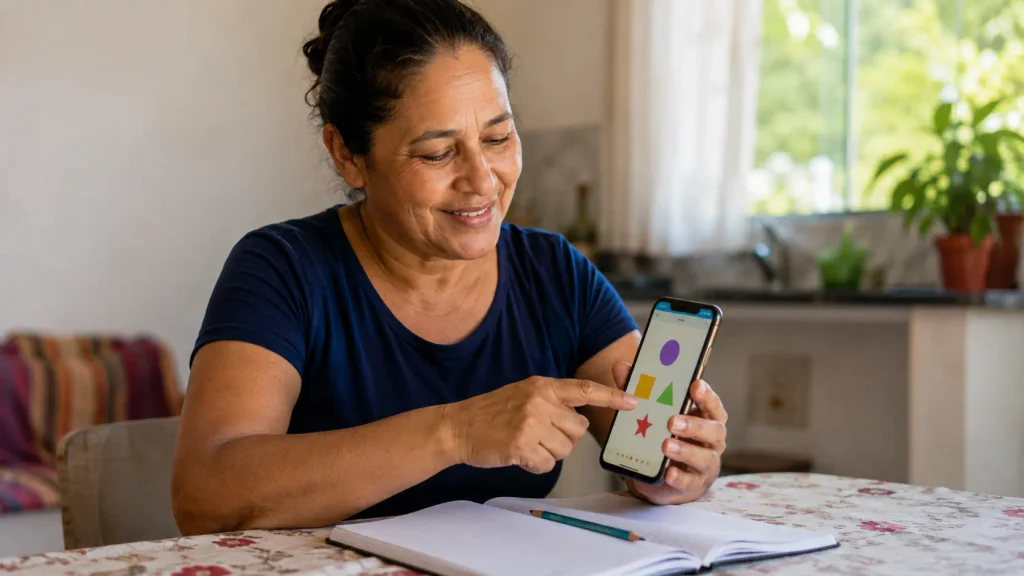 App para Alfabetização de Adultos