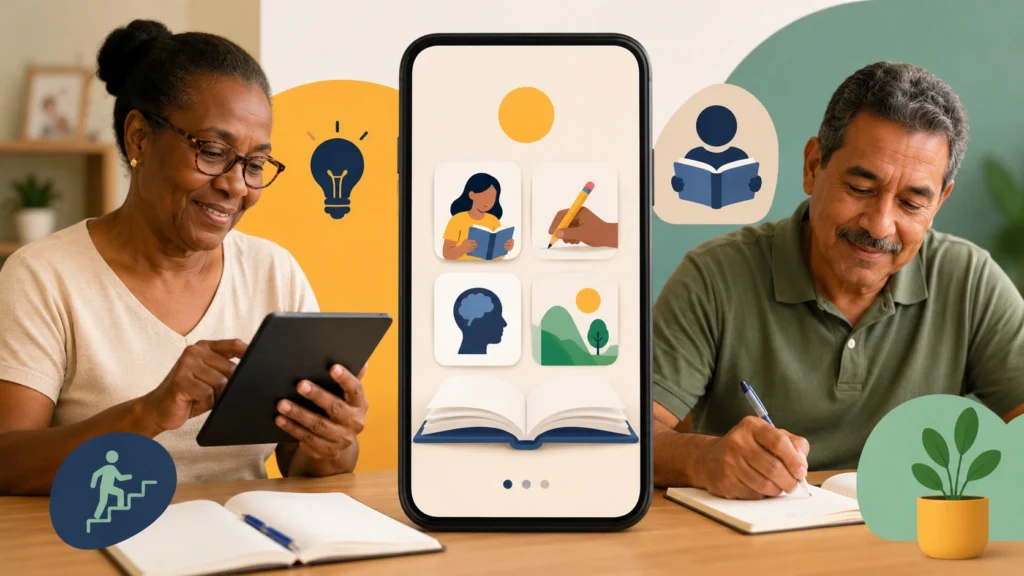 app de alfabetização para adultos