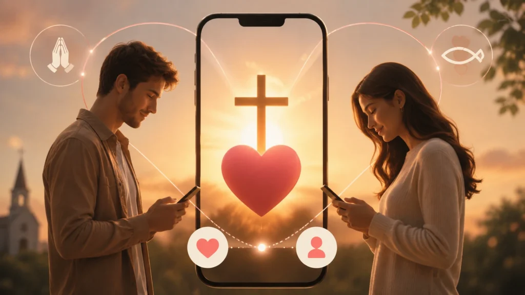 app de namoro cristão