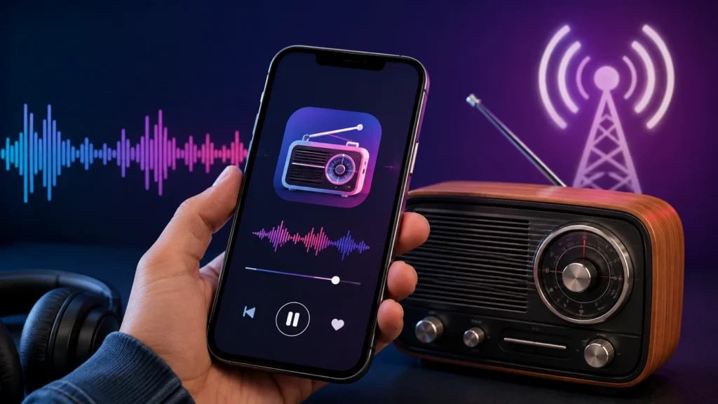 app para escutar rádio grátis no celular