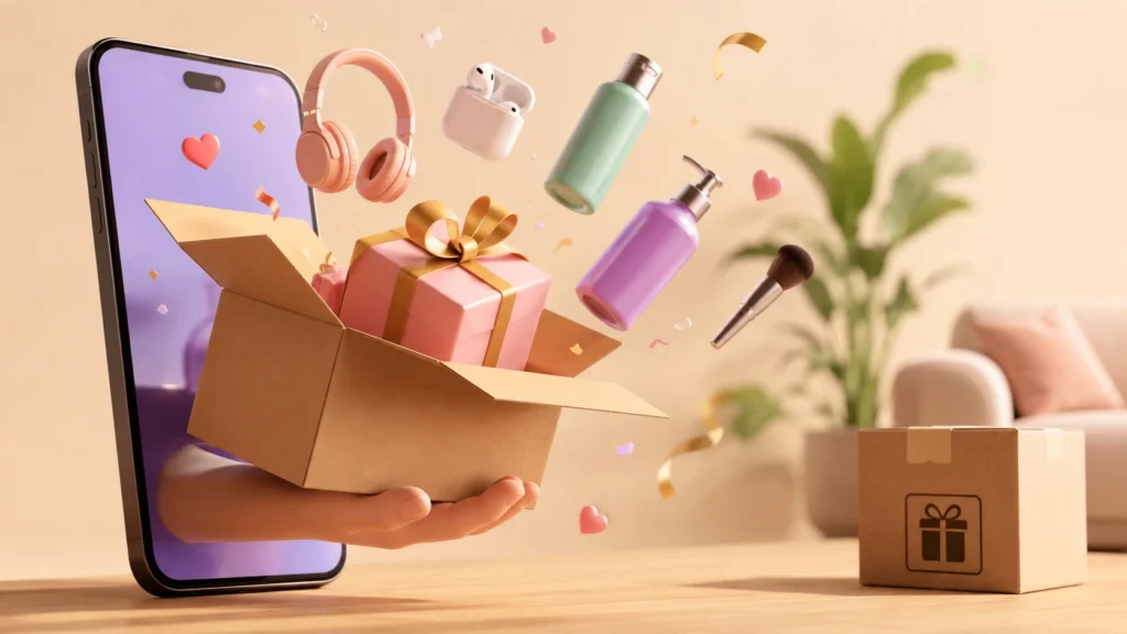 app para receber produtos gratis em casa