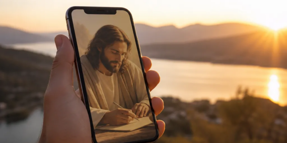 App de Cartas de Jesus: Mensagens Diárias