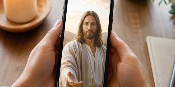 App de Cartas de Jesus: Mensagens Diárias